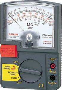 795773 - INSULATION TESTER , SANWA DM1008S, 1000V/2000MOHM