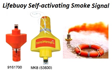 IMPA 330389 - SELF ACTIVATING LIFEBUOY SMOKE MARKER, KS-5, KOKUSAI 